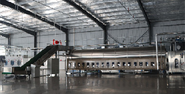 洗滌廠日洗滌量低于4000套，不建議使用洗滌龍